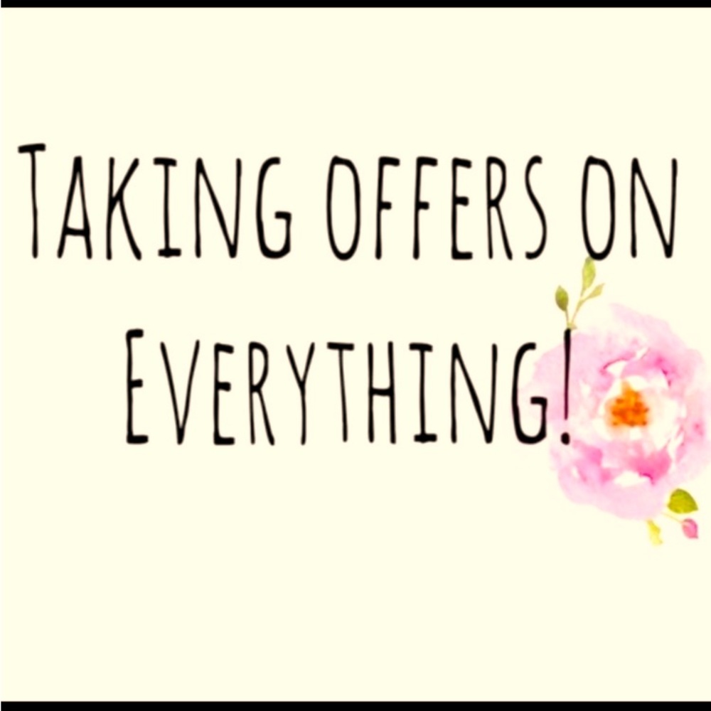 I accept offers on ALL of my stock, (within reason)